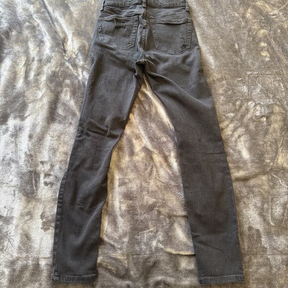 Topshop Moto Women's Jamie Jeans Denim Stretch Distressed Black Size W26xL30 - Picture 12 of 16